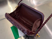 KNOT 20 IN BAROLO LAMBSKIN WITH CHAIN