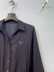 PRADA 26S LONG-SLEEVE SHIRT DRESS 1089