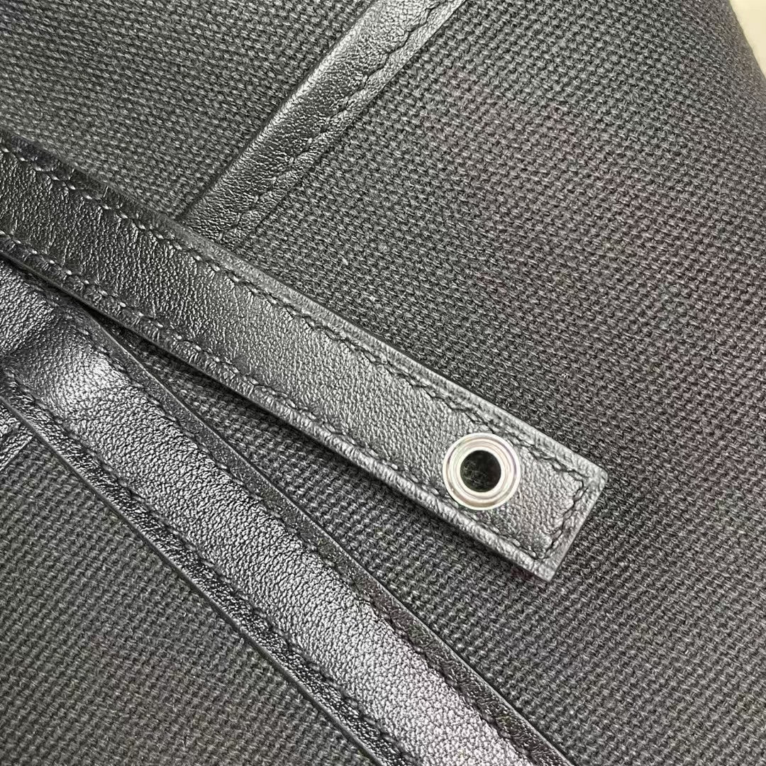 CARGO PICOTIN BAG 18 IN BLACK TOGO GOLD HARDWARE