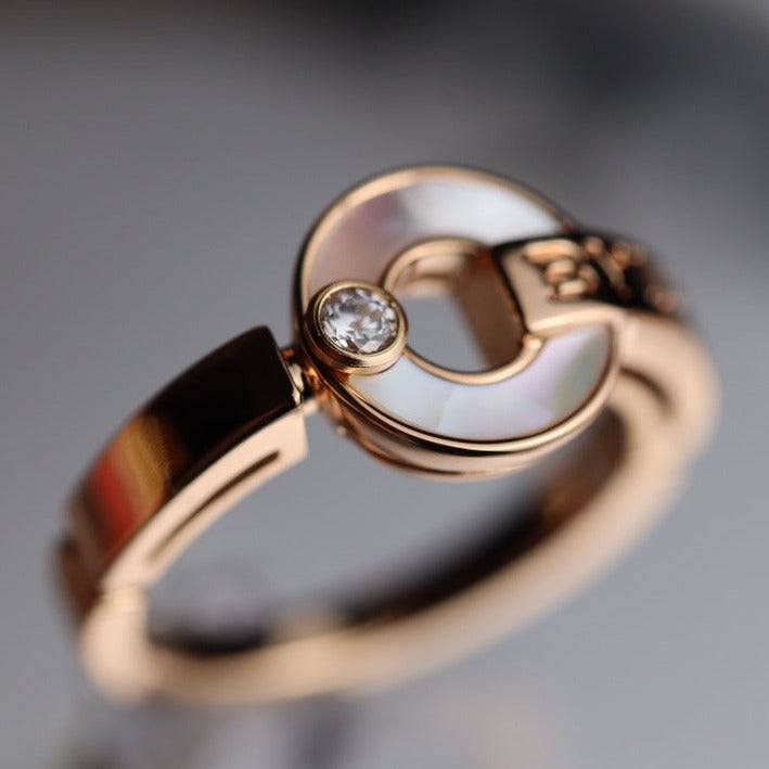DREAM RING PINK GOLD 1 DIAMOND