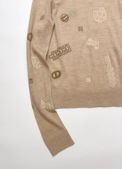 HERMES 25S WOOL-LINED SWEATER 186