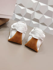 LOEWE 26S FLOW RUNNER SNEAKER IN WHITE DENIM