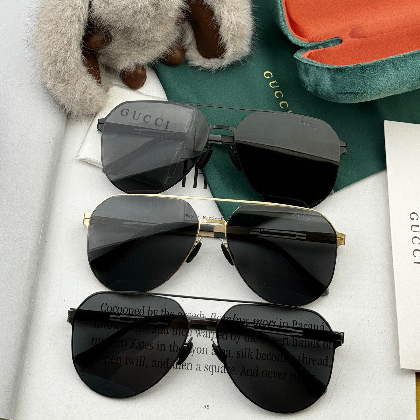 AVIATOR FRAME SUNGLASSES G5882 IN METAL