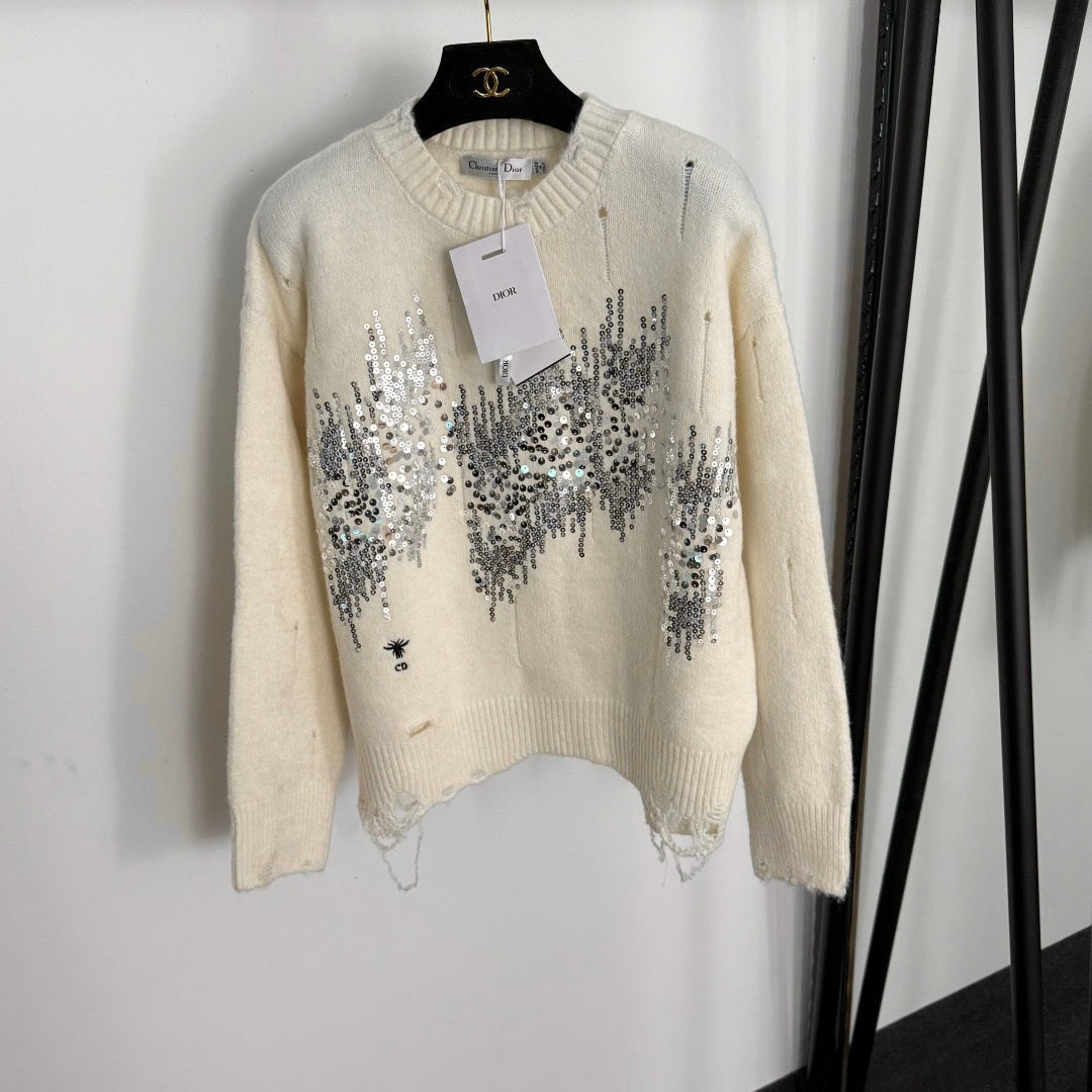 DIOR 25S LONG-SLEEVE SWEATER STYLE 002