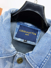 LV ICE BLUE MONOGRAM DENIM JACKET 239523