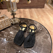 LP MINDIL SANDAL BLACK SILK