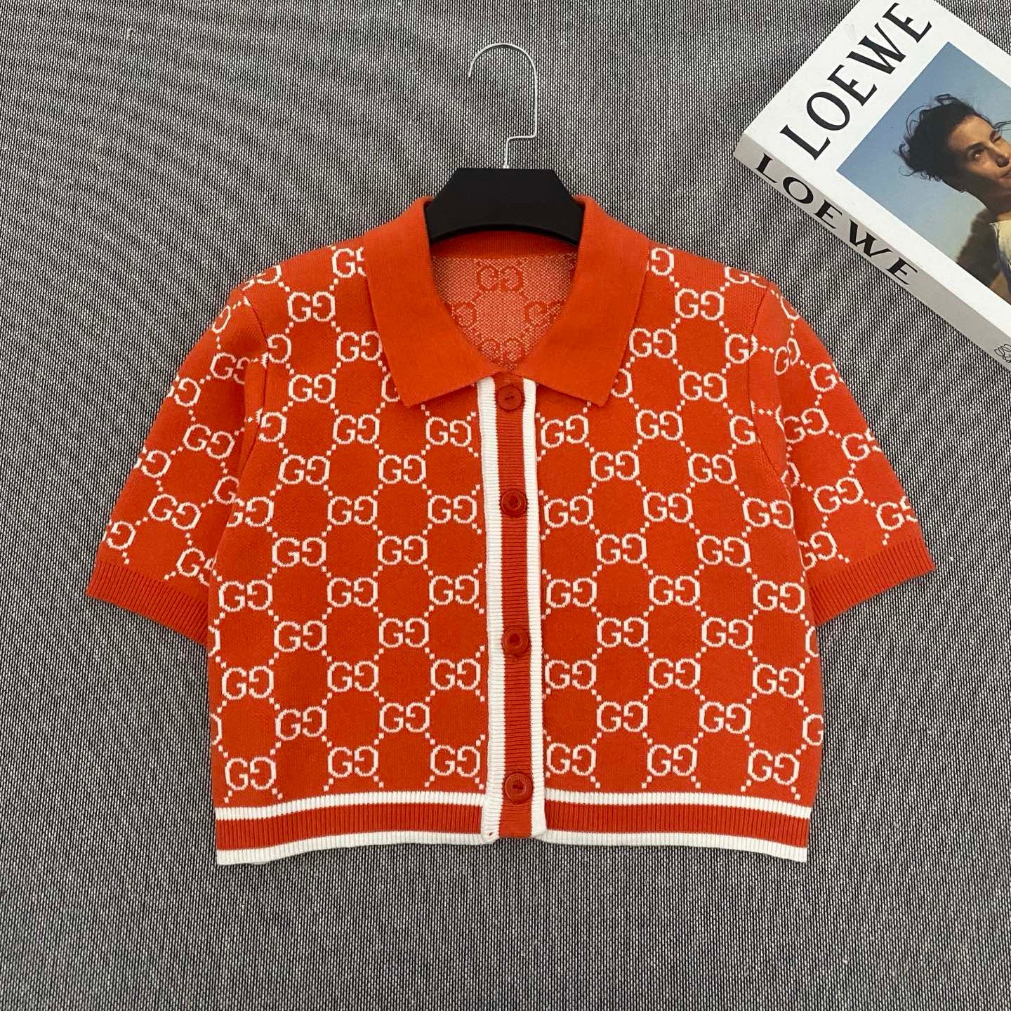 GUCCI 26S SHORT-SLEEVE KNITTED CARDIGAN 560