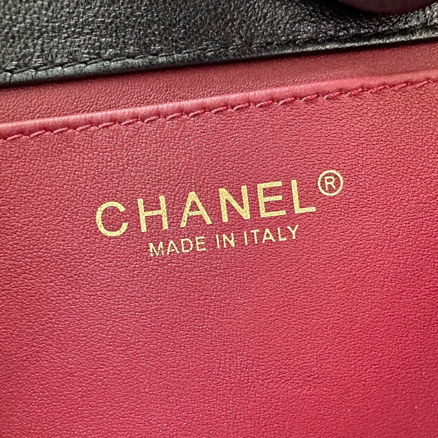 CHANEL 26S FLAP BAG 25 IN BLACK QUILTED LAMBSKIN
