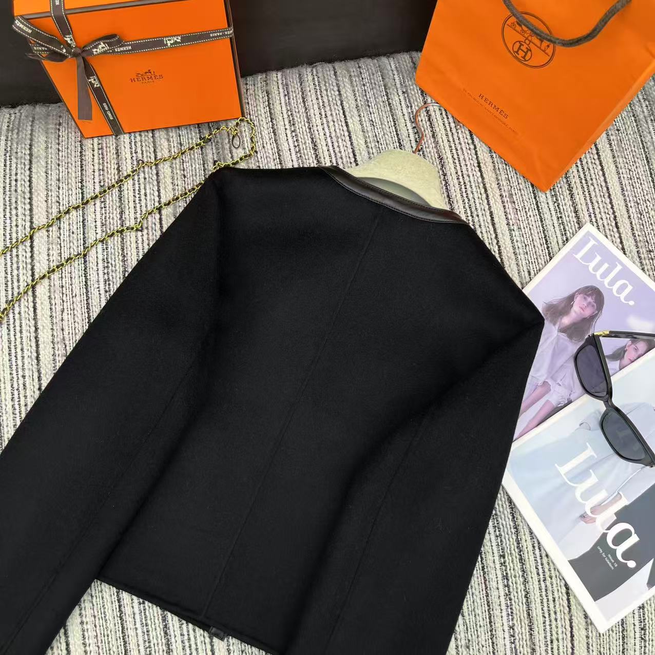 HERMES 25S KNITTED JACKET 053