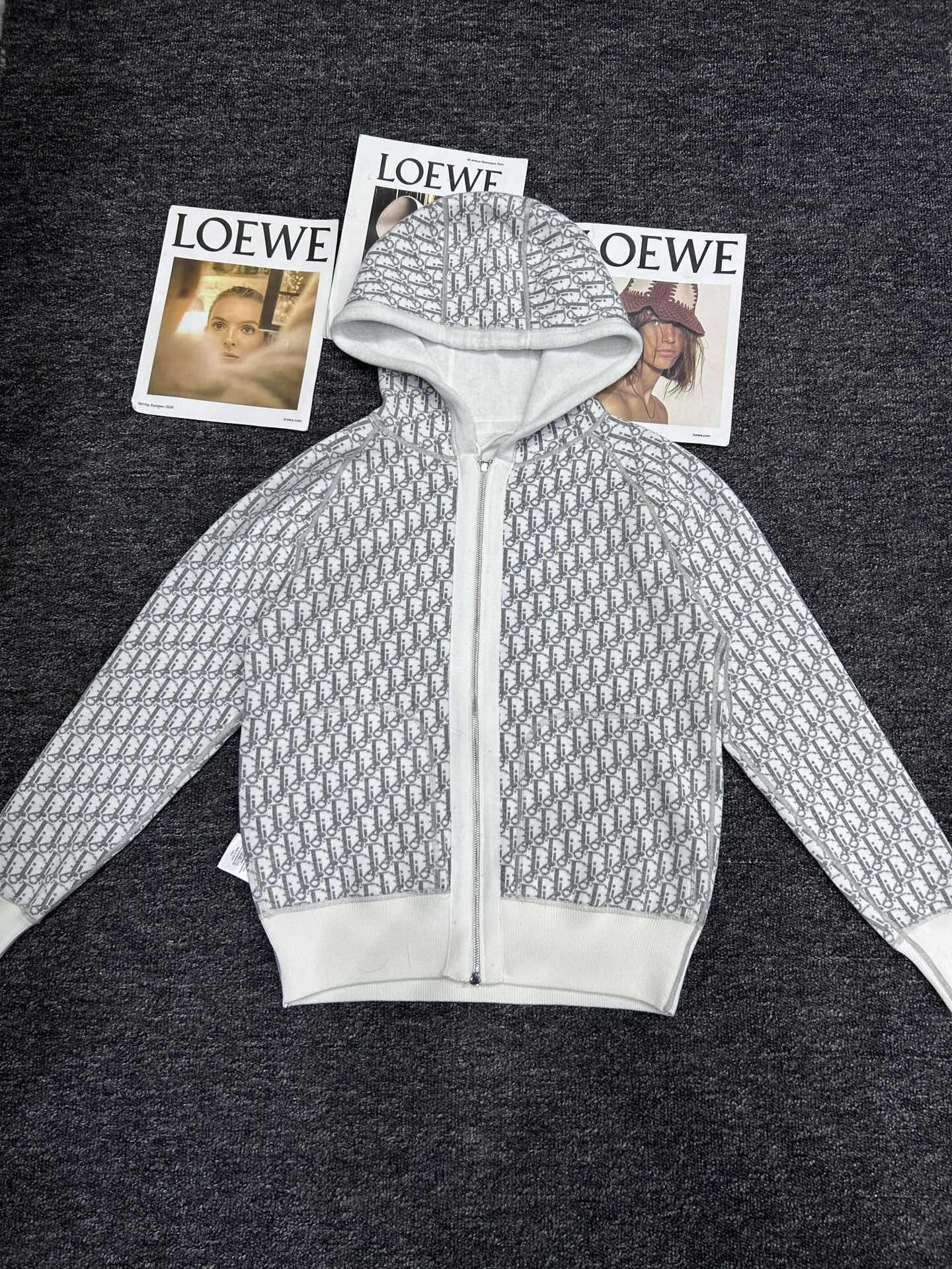 DIOR 25S HOODED KNIT JACKET STYLE 370