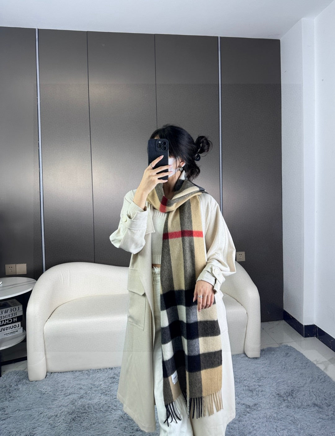 BBR SCARF 180 CM IN CASHMERE 732149