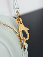CHANEL 26S BOWLING BAG 21 IN MINT GREEN CALFSKIN