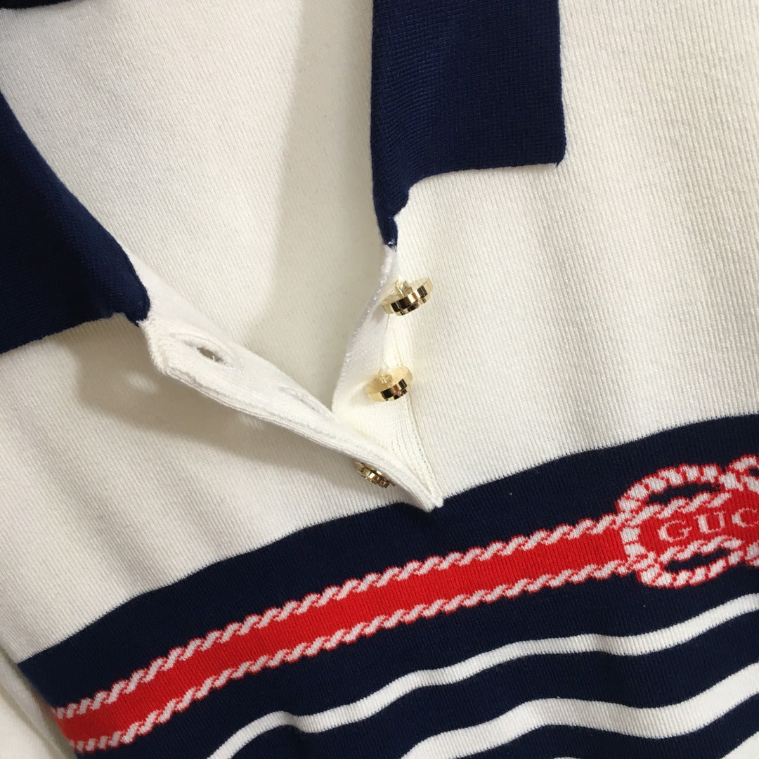 GUCCI SHORT-SLEEVE KNIT TOP 53