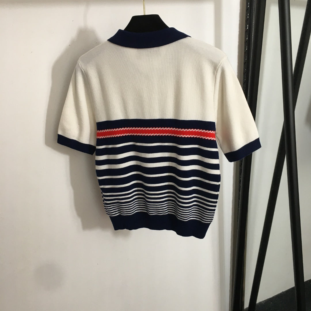 GUCCI SHORT-SLEEVE KNIT TOP 53
