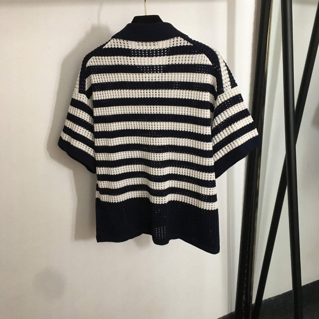 GUCCI SHORT-SLEEVE KNIT TOP 52